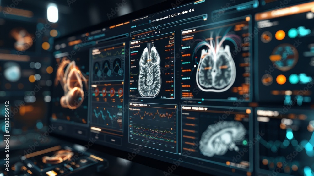 AI Medical Imaging Software Interface in Detail