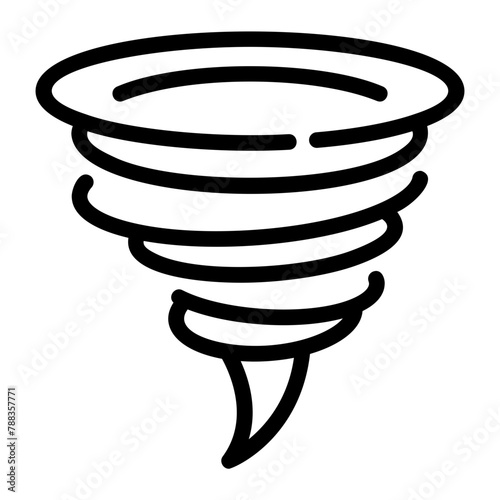 cyclone outline icon