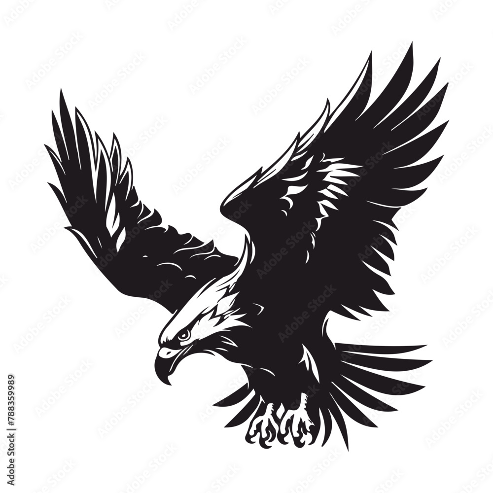 Obraz premium eagle tattoo illustration