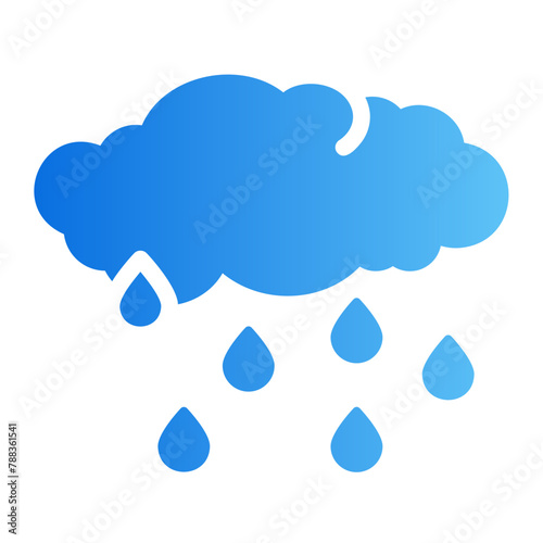 rain gradient icon