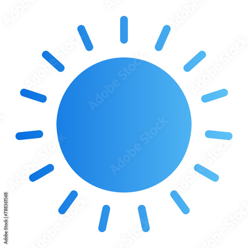 sun gradient icon