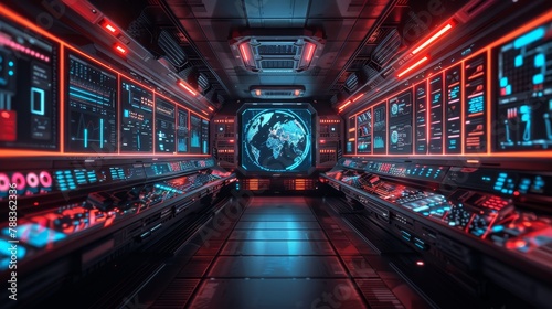spaceship control room
