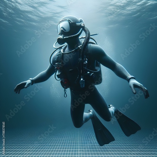 Scuba Diver Generative AI