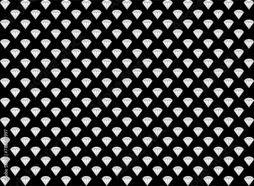 Diamond Motifs Pattern. Can use for Decoration, Background, Ornate, Interior, Carpet, Textile, Fashion, Silk, Tile, Paper Print, Wrapping, Wallpaper, Background, Ect