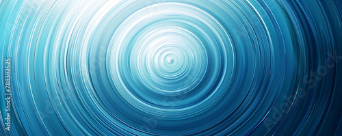 Light blue gradient background with radial effect wallpaper. generative ai