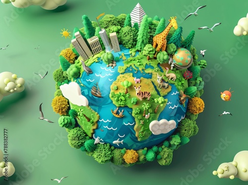 Our Planet, take care, 3d