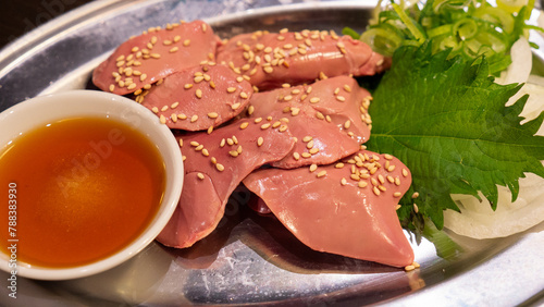 レバ刺し　焼肉