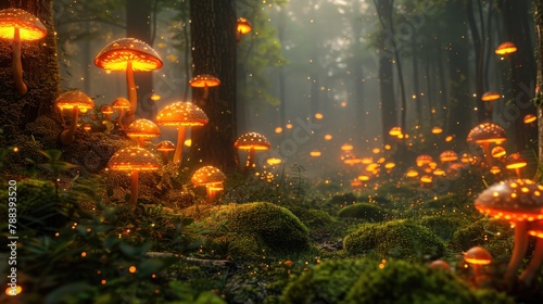 Glowing Fungi  A Fairy Tale Forest