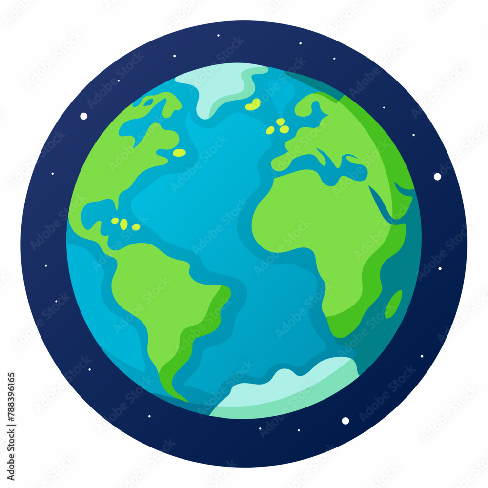 Fototapeta premium illustration of earth