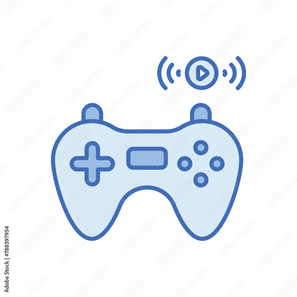 Streaming vector icon Streaming vector icon