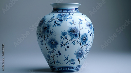 ceramic jar white background