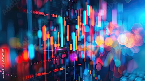 Abstract depiction of financial risk assessment and mitigation techniques