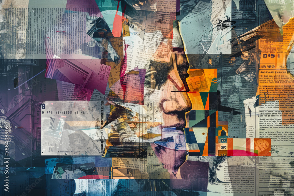 Fototapeta premium Abstract Collage of Urban Lifestyle and Culture