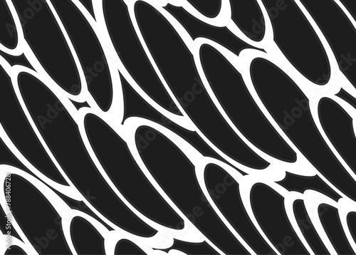 Abstract background with seamless overlapping circle lines pattern