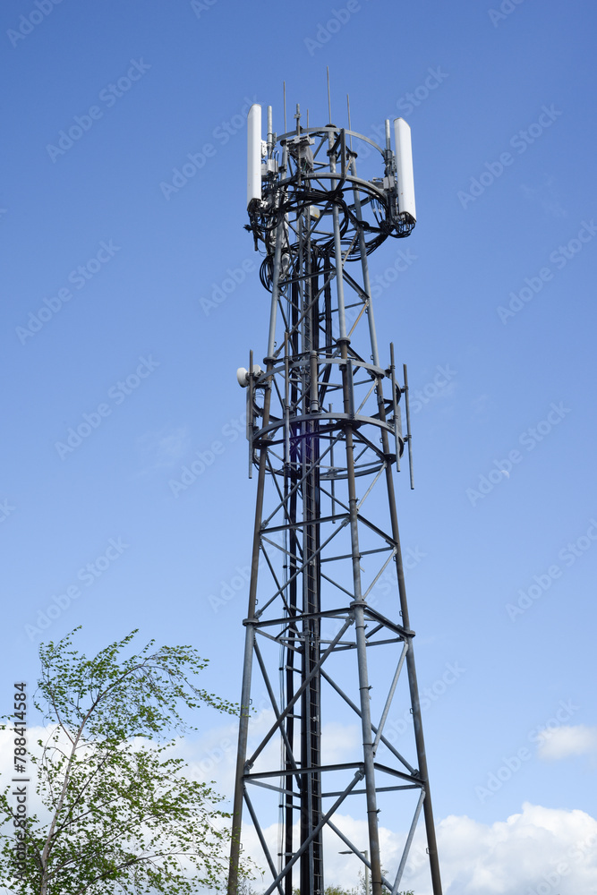Telecomms transmitter mast for mobile phone businsses to transmit data and calls across networks Telecomms transmitter mast for mobile phone businsses to transmit data and calls across networks
