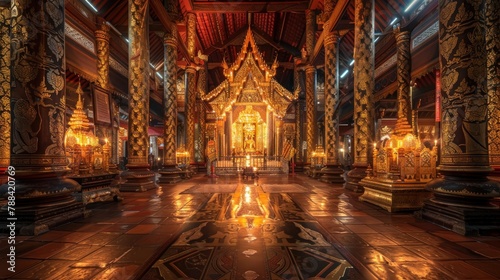 Ban Den Temple, Mae Taeng District, Chiang Mai Province photo