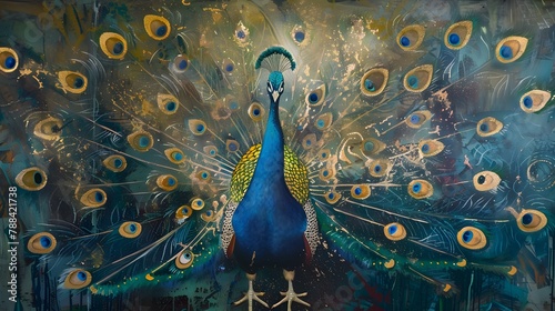 beautiful peacock