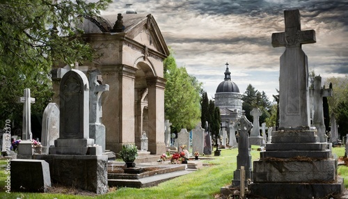church and graveyard