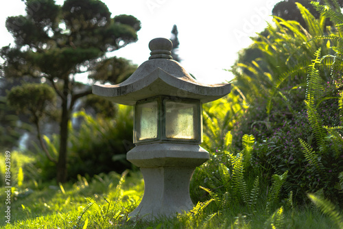 lantern in the garden