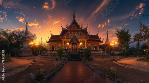 Thai Temple, Nan Province © suteeda