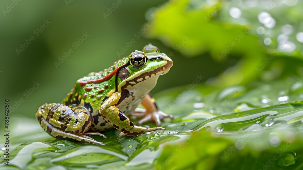 Fototapeta premium Frog close-up