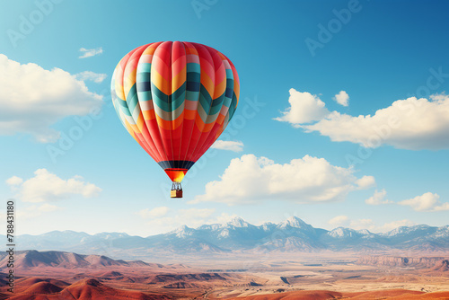 hot air balloon in the sky © Paulius