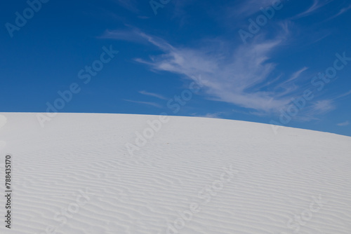 Sand dunes at White Sands National Park, New Mexico