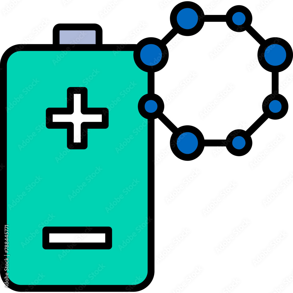 Obraz premium Battery Icon