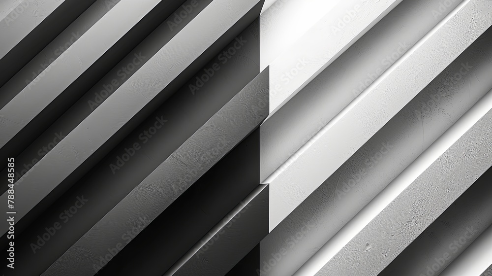 Obraz premium An abstract image showcasing a pattern with black and white stripes.