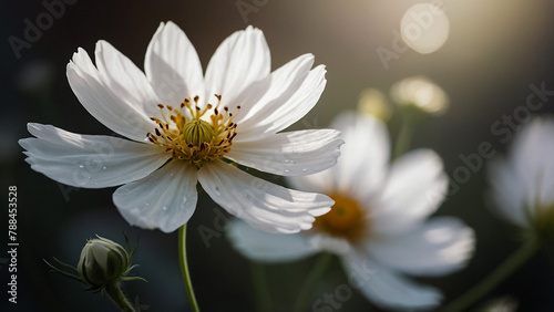 White summer flower 