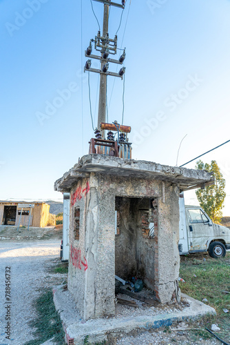 Ferry crossing area between Butroto and Ksamil near Butrint national park -Albania photo