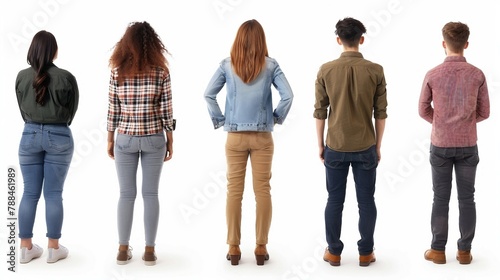 a group of people standing next to each other