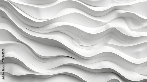 Modern Elegance: Stunning 3D Waves Wall Panel for Sleek Interior Design