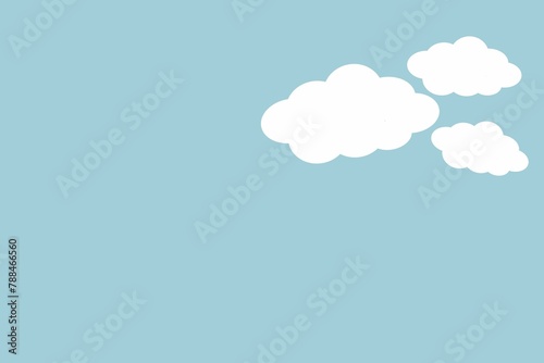 blue sky with clouds background