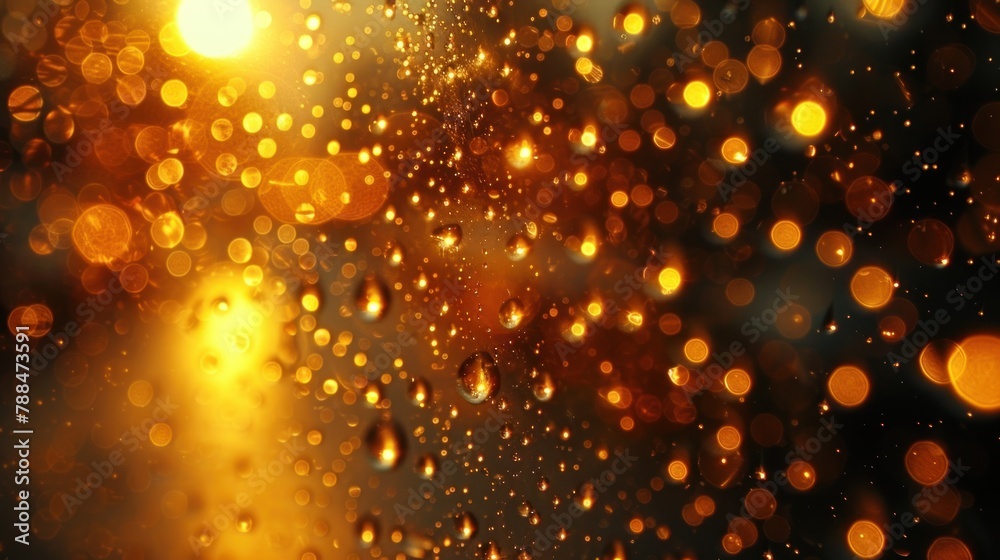 A detailed view of a window covered with rain droplets A detailed view of a window covered with rain droplets
