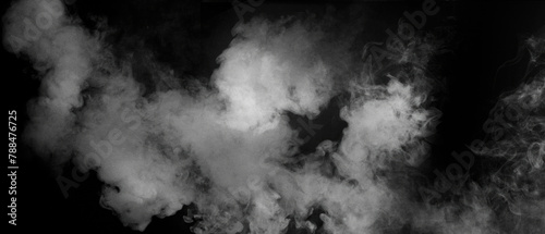 moody black and white smoke background 