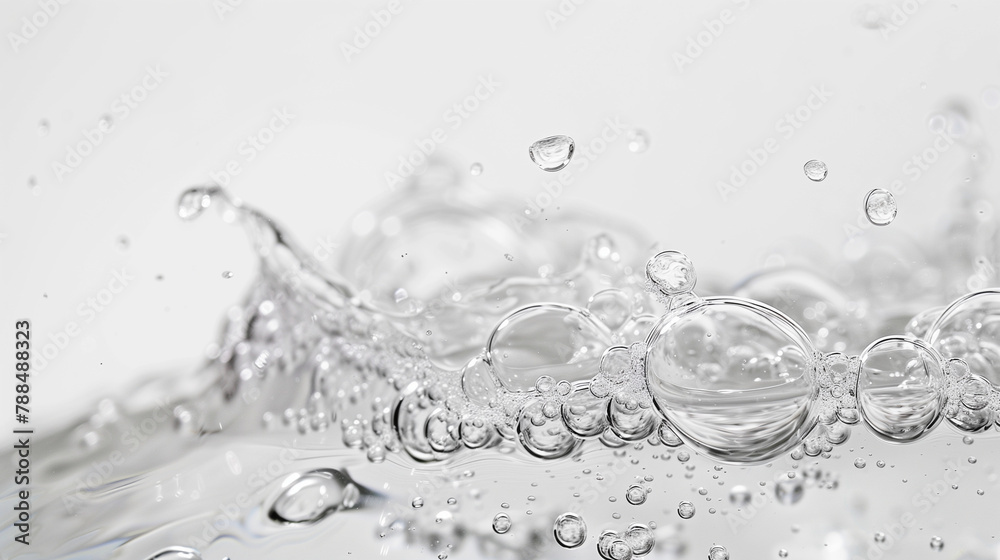 Concept photo of liquid cosmetics. White color, transparency. Close-up shots, raw graphic photos. Cosmetics advertising materials. Concept photo of liquid cosmetics. White color, transparency. Close-up shots, raw graphic photos. Cosmetics advertising materials.