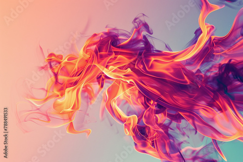 An eye-catching image of a blazing fire icon  with vibrant flames dancing and flickering against a neutral backdrop  creating a captivating visual display.