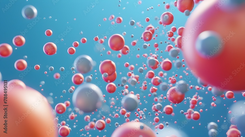 3D Clay Render: Illustrating Complex Data Relationships Through a Scatter Plot