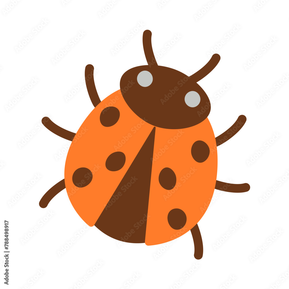 Ladybug. Insect. Vector illustration on a white background. Ladybug. Insect. Vector illustration on a white background.