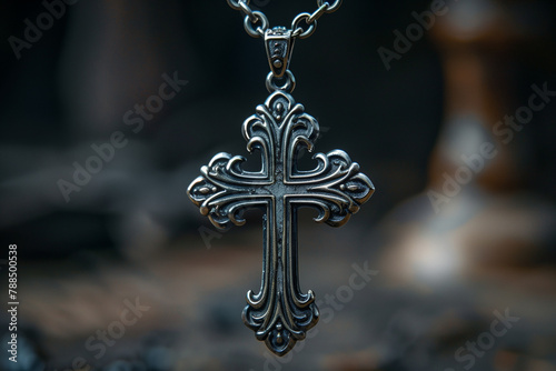 Religious cross necklace 