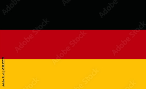 German flag vector illustration
