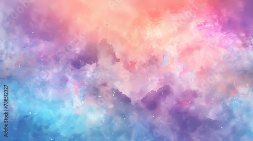 "Pastel Nebula: A Celestial Watercolor Symphony"09