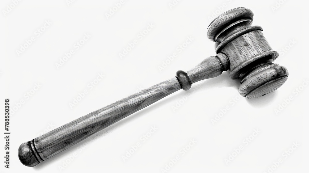 Gavel - hammer of judge or auctioneer Gavel - hammer of judge or auctioneer