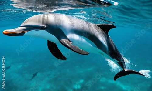  dolphin gentoo swimming marine life underwater oce photo