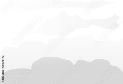 Graphic resource texture fog on transparent background. An example after the insertion can be seen in the preview. Vector illustration is not a thick fog or cloud of vapor creeping over the bottom of