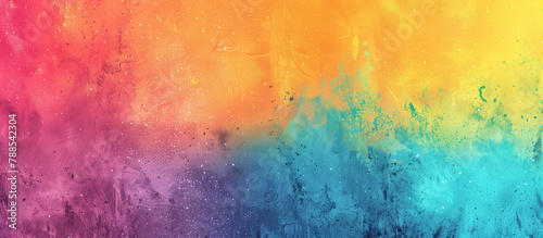 A colorful background with a splash of blue and yellow