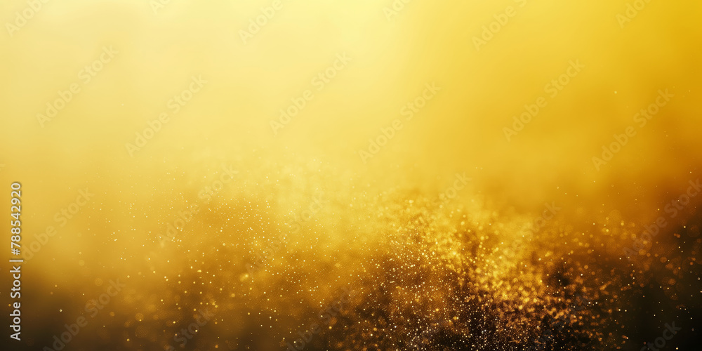 A yellow background with a lot of sparkles