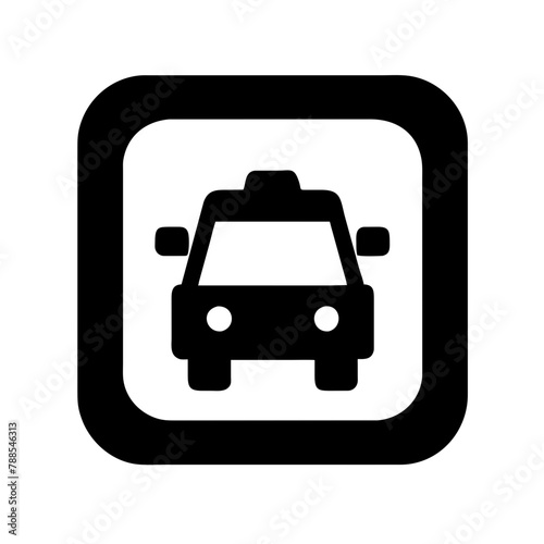 Traffic Management icon vector graphics element silhouette sign symbol illustration on a Transparent Background