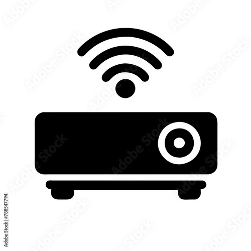 Smart Speaker icon vector graphics element silhouette sign symbol illustration on a Transparent Background